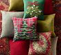 Elliot Tree Plaid Embroidered Pillow Cover