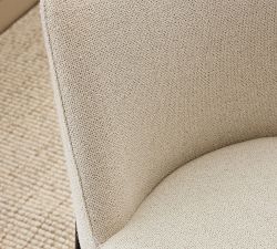 Layton Upholstered Metal Stool