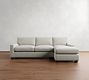 PB Comfort Modern Square Arm Chaise Sleeper Sectional (108")