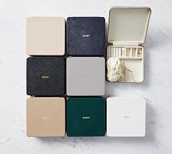 Quinn Small Jewelry Travel Case - Foil Debossed