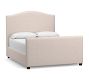 Raleigh Curved Upholstered Tall Bed With Footboard