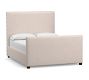 Raleigh Square Upholstered Tall Bed With Footboard