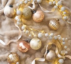 Rustic Glam Ornaments - Set of 6
