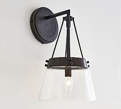 Caldwell Recycled Flared Glass Sconce (15'')