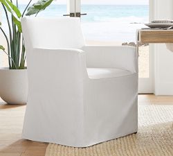 Classic Long Dining Armchair Replacement Slipcovers