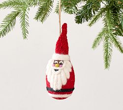 Open Box: Felt Gnome Santa Ornament