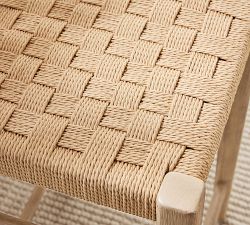 Fenton Small Space Woven Backless Counter Stool