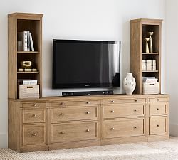 Livingston 6-Piece Bookcase Suite (105")