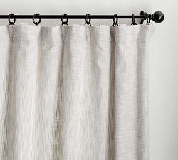 Open Box: Seaton Textured Cotton Curtain