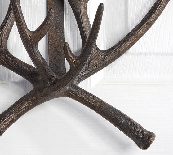 Pottery Barn Antler Wreath Hanger - Thumbnail 4