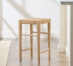 Fenton Small Space Woven Backless Counter Stool