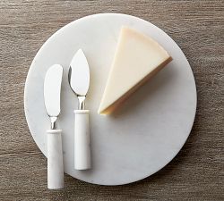 Handcrafted Marble Cheese &amp; Charcuterie Board Gift Set