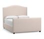 Raleigh Curved Upholstered Tall Bed With Footboard