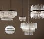 Sander Staggered Glass Round Chandelier (26")