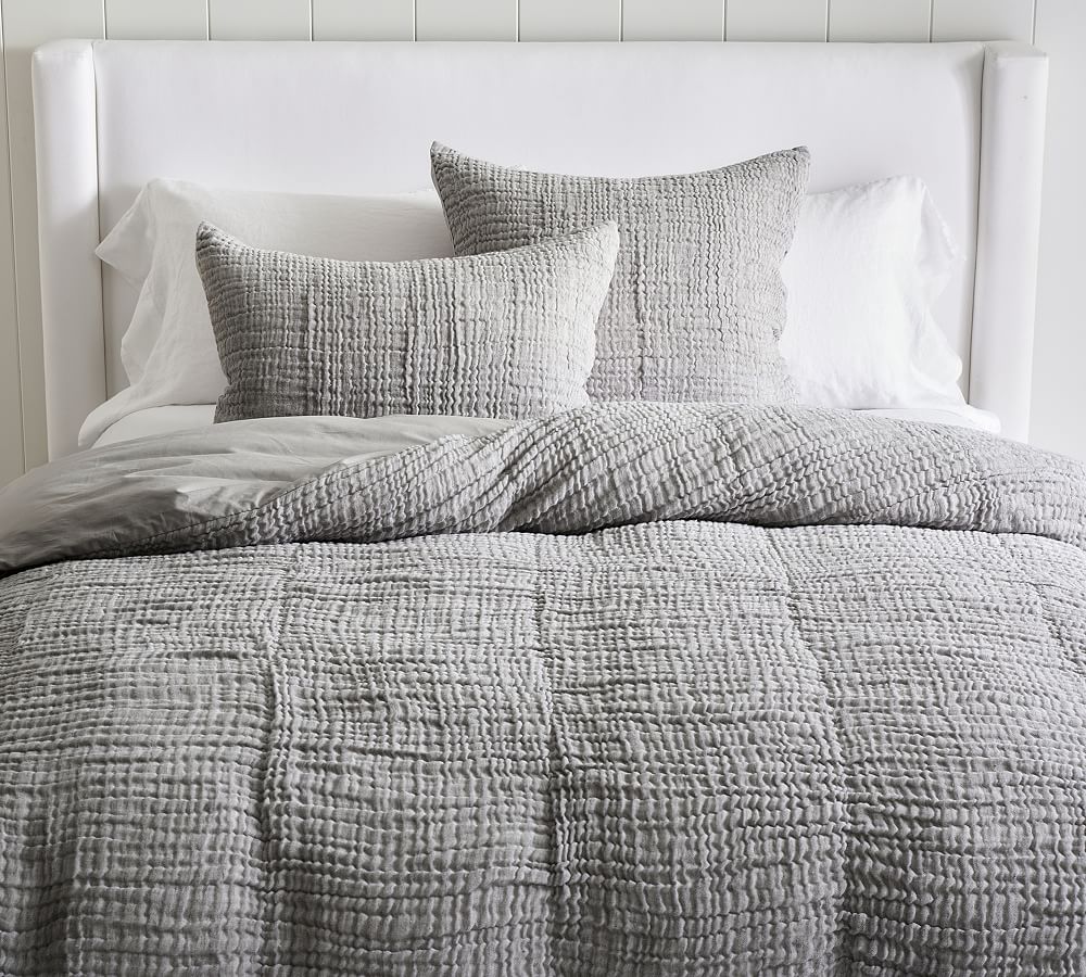 Cloud Duvet Cover - Gray, King/Cal. King