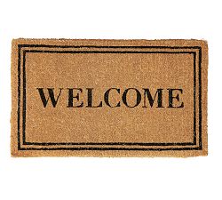 Open Box: Classic Welcome Doormat, 22"x36" - Black