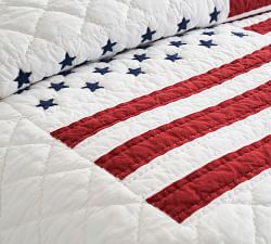Americana Handcrafted Cotton Quilt
