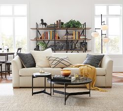 Callahan Milk Glass Floor Lamp (71")