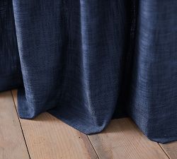 Open Box: Seaton Textured Cotton Curtain