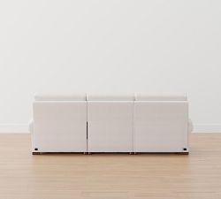 Turner Roll Arm Power Reclining Chaise Sectional (105"&ndash;117")