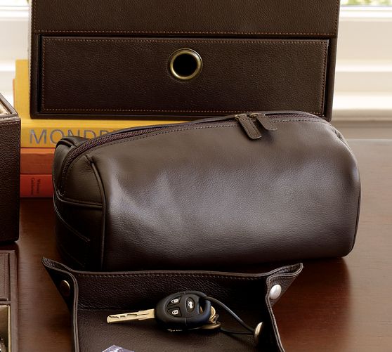 Colby Leather Toiletry Case