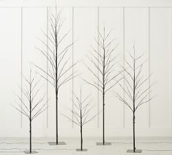 Halloween Black Fairy Lit LED Tree