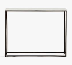 Open Box: Delaney Marble Console Table (36") - Bronze