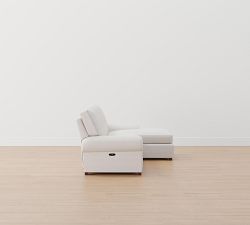 Turner Roll Arm Power Reclining Chaise Sectional (105"&ndash;117")