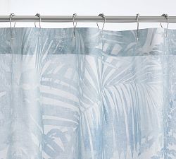 Layla Palm Organic Shower Curtain