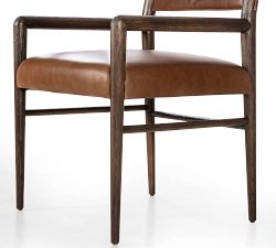 Maxine Leather Dining Armchair