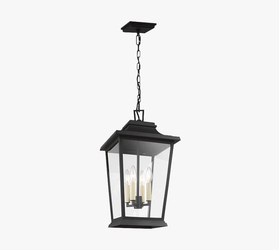 Hirsch Metal 4-Light Indoor/Outdoor Pendant (12")