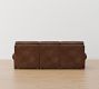Turner Roll Arm Leather Power Reclining Chaise Sectional (105"&ndash;117")