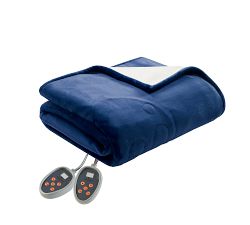 Woolrich Heated Plush To Berber Blanket