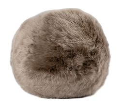 Bence Longwool Sheepskin Ball Pillow