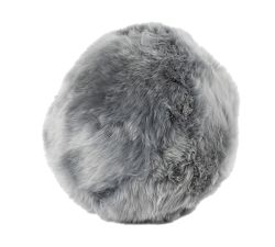 Bence Longwool Sheepskin Ball Pillow