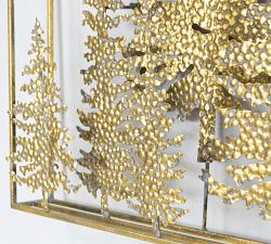 Christmas Tree Metal Wall Decor