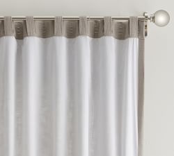 Open Box: Seaton Textured Cotton Curtain