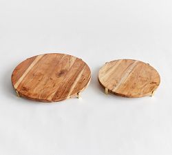 Piaf Round Serving Boards, Set of 2