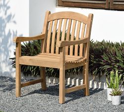 Placid Teak Outdoor Dining Armchair