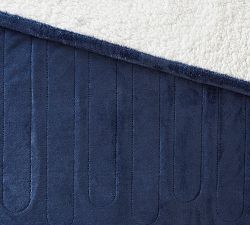 Woolrich Heated Plush To Berber Blanket