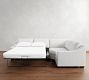 York Slope Arm 3-Piece Wedge Sleeper Sectional (117")