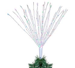 22" Lighted Silver Starburst