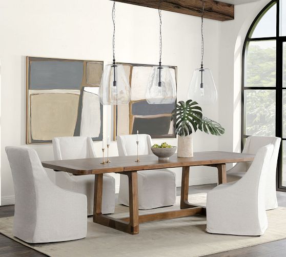 Jess Reclaimed Pine Extendable Dining Table (80"-110") by Pottery Barn