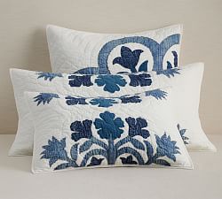 Mahalo Cotton Applique Quilted Sham