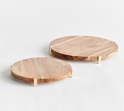 Piaf Round Serving Boards, Set of 2