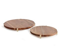 Piaf Round Serving Boards, Set of 2