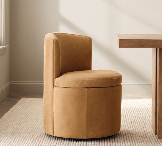 Balboa Leather Dining Chair by Pottery Barn