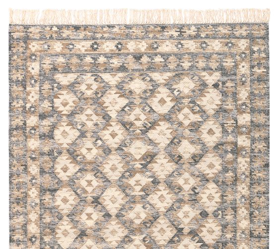 Elias Flatweave Wool Rug by Pottery Barn