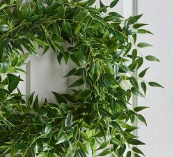 Faux Italian Ruscus Wreaths