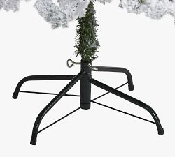 Lit Flocked Montana Down Swept Spruce Artificial Christmas Tree